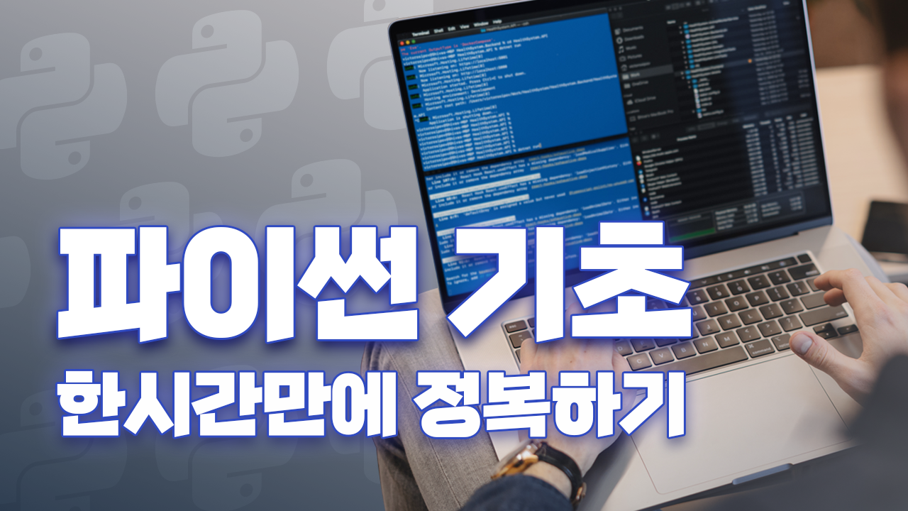 파이썬 기초 한시간만에 정복하기